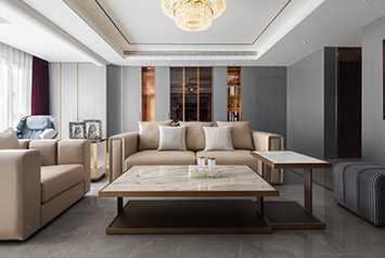 万科翡翠书院165平米现代风格装建软装实景图 万科翡翠书院165平米现代风格装建软装实景图